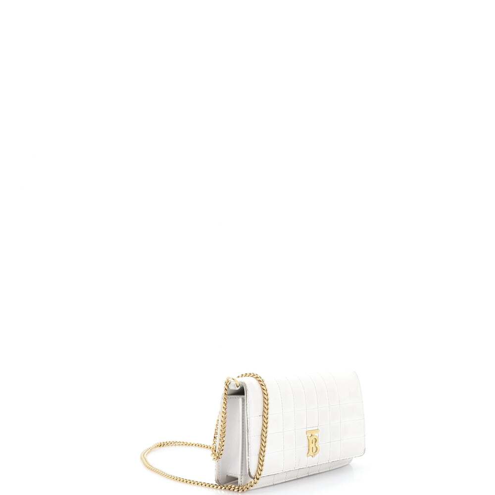 Burberry Lola Clutch On Chain Quilted #248923B56B - Picture 2 of 9